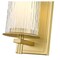 Z-Lite Grayson Wall Sconce, 1-Light, 4.75 In.W x 5.75 In.L x 8.25 In.H, Modern Gold/Clear + Etched Opal 1949-1S-MGLD - alternate 2